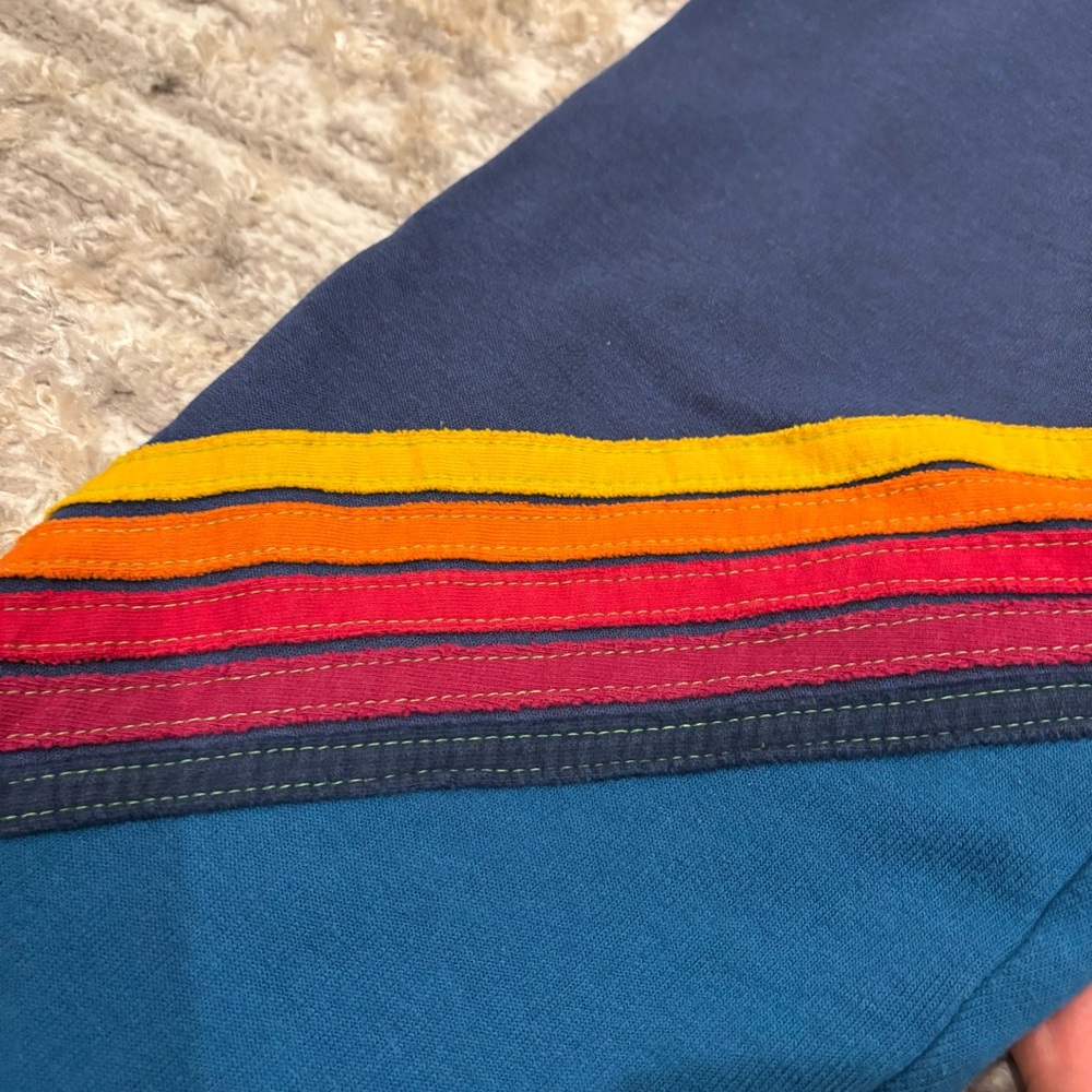 Aviator Nation Glider Stripe Rainbow Sweatpants Women’s Small Made In USA Read - Picture 5 of 16